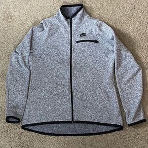 Nike women knit fleece jacket